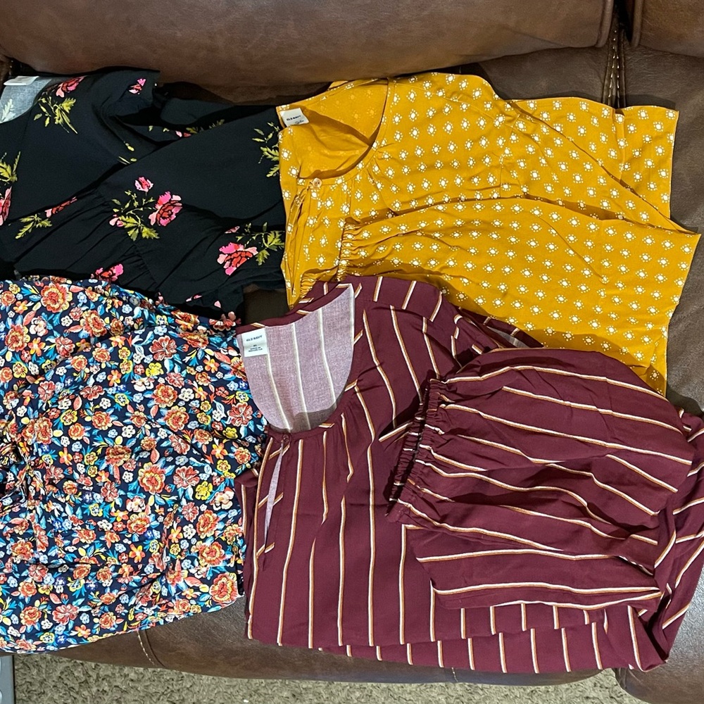 4 womens old navy dresses XL